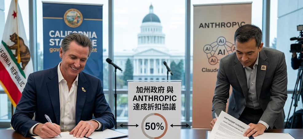 加州政府全面採用Claude！與聯邦態度為何天差地別？