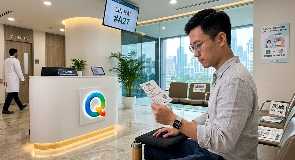QQLink USDT支付落地馬來醫院：讓自由職業者就醫付款更簡單