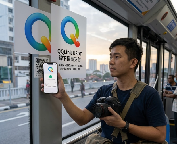 71 不帶卡也能暢行大馬:QQLink用USDT掃碼支付重塑吉隆坡通勤體驗