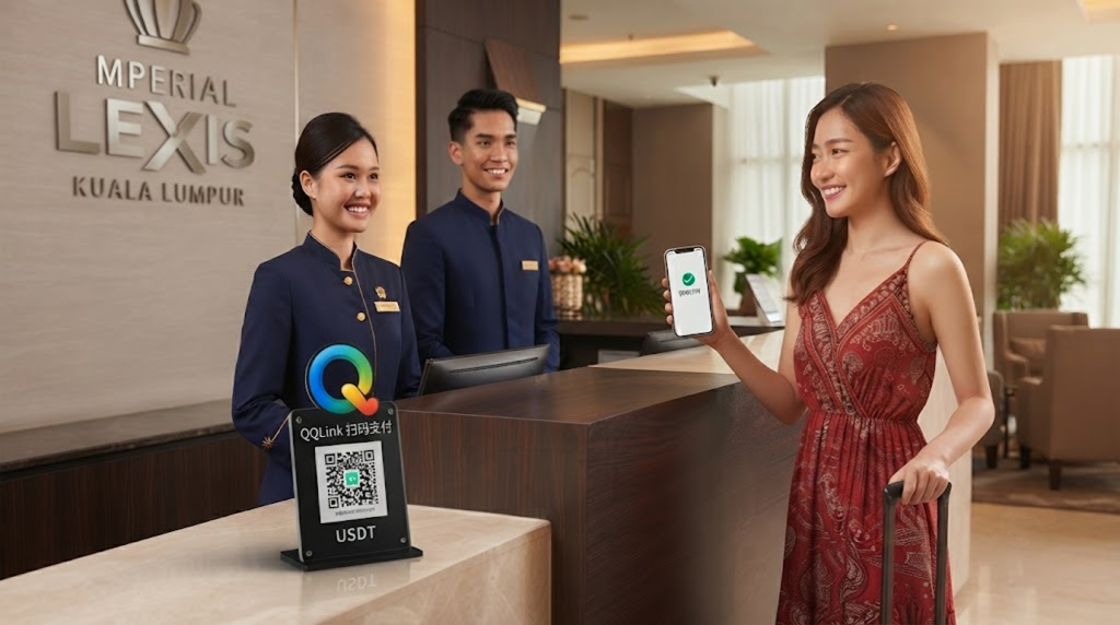59 出差住酒店不用換錢?QQLink掃碼付USDT實測