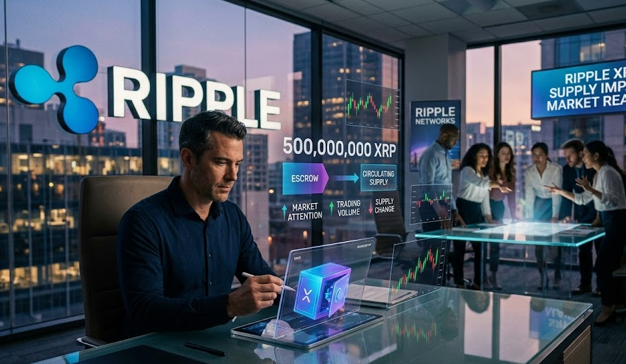 1 Ripple解鎖5億枚XRP!例行托管釋放背後,市場真正關注的是什麼?