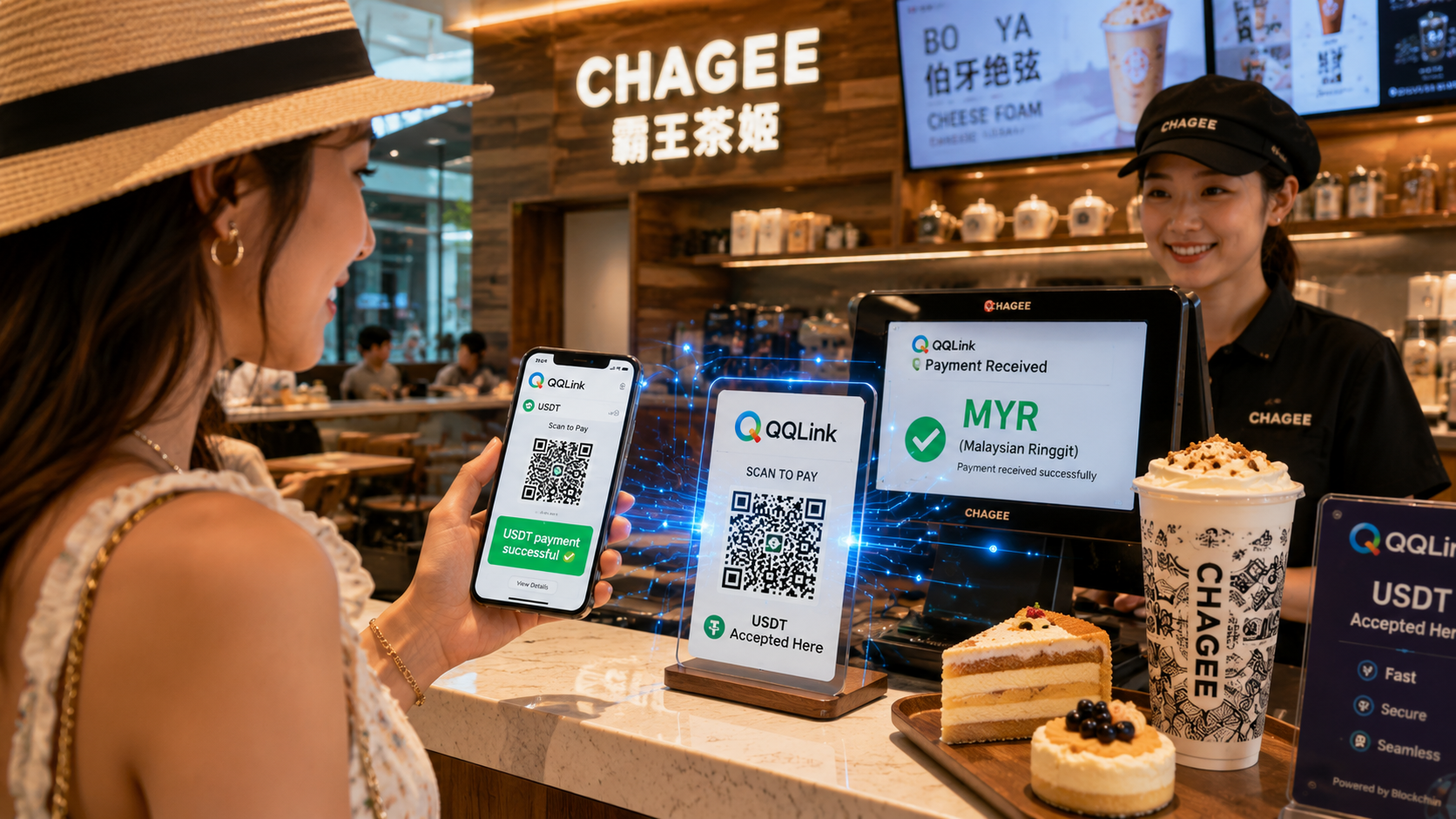 80 吉隆坡生活新選擇!QQLink 讓 USDT 掃碼支付成為日常