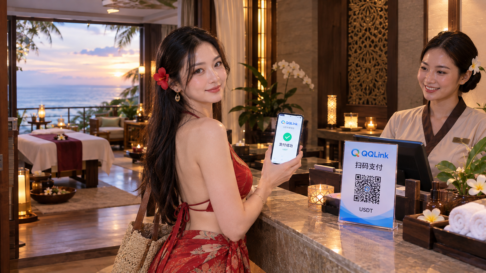 38 QQLink USDT掃碼支付:解鎖越南旅遊消費