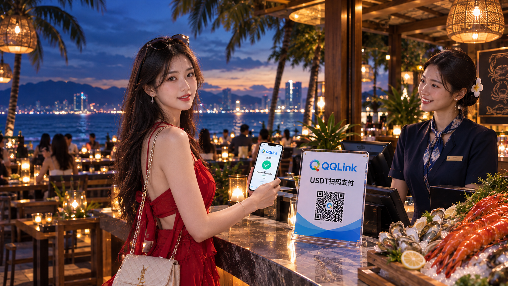 擺脫換匯困境！QQLink USDT線下掃碼支付暢行峴港